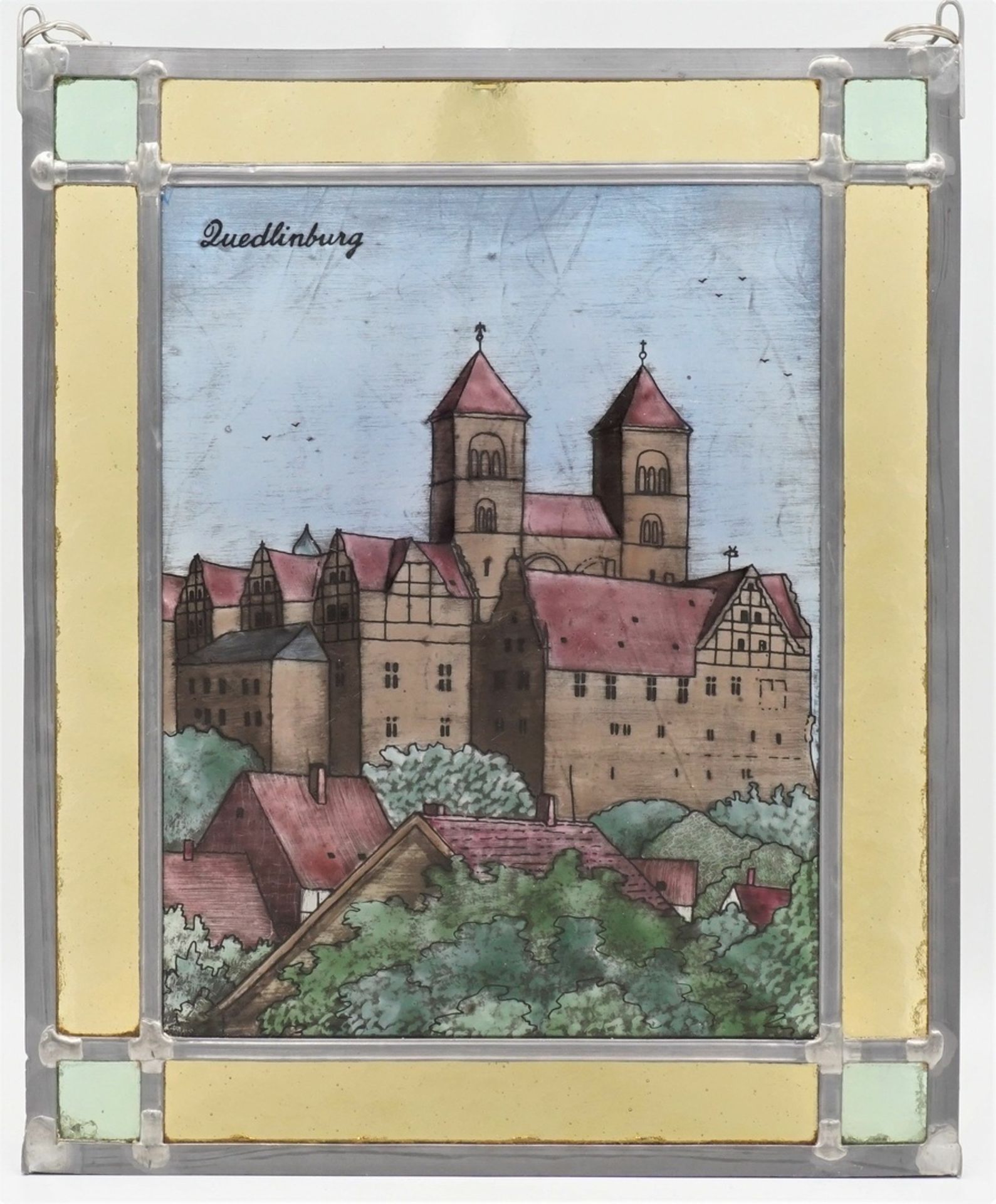 Fensterbild / Bleiverglasung, Quedlinburger Schloss