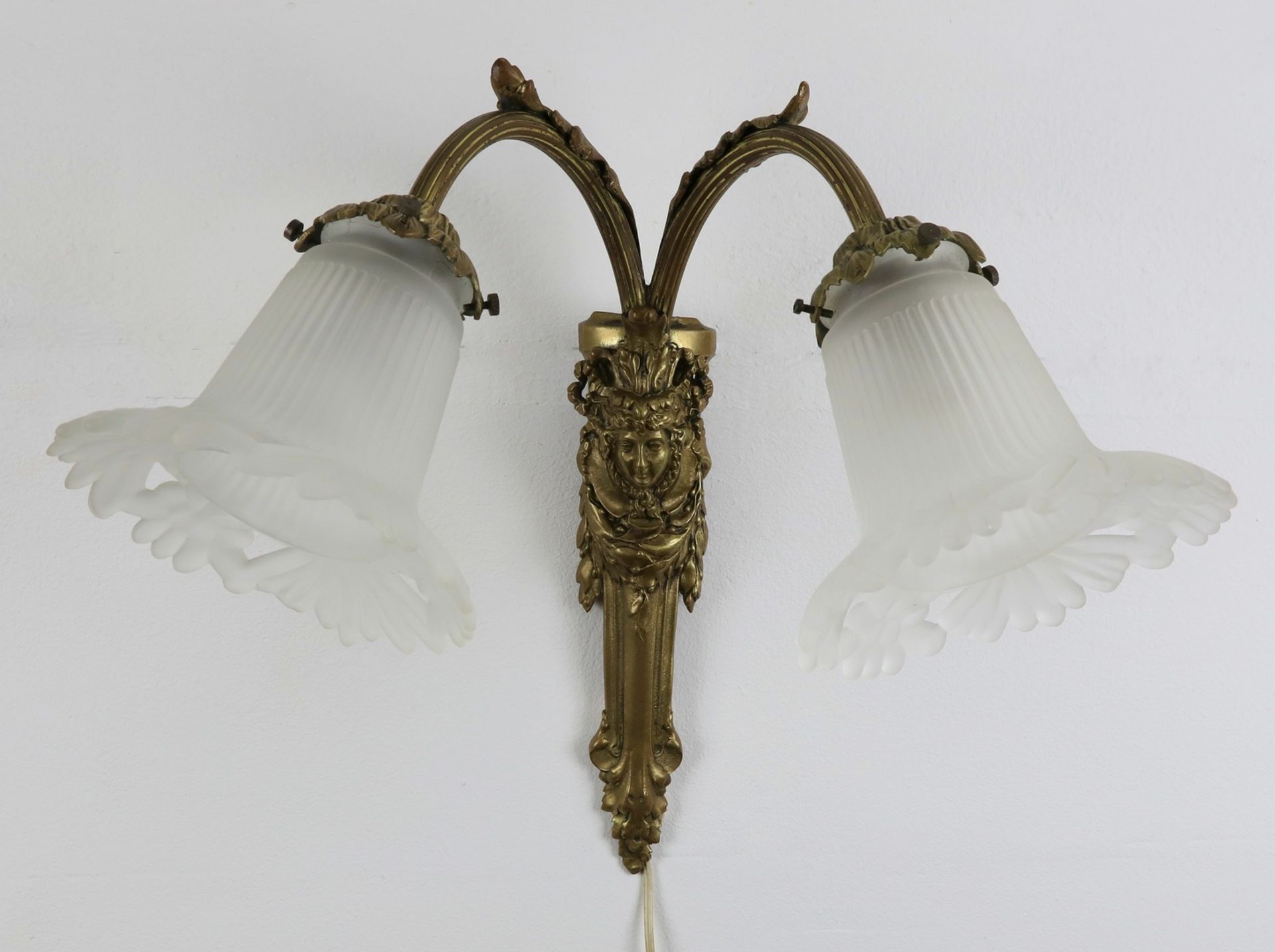 Zweiflammige Wandlampe