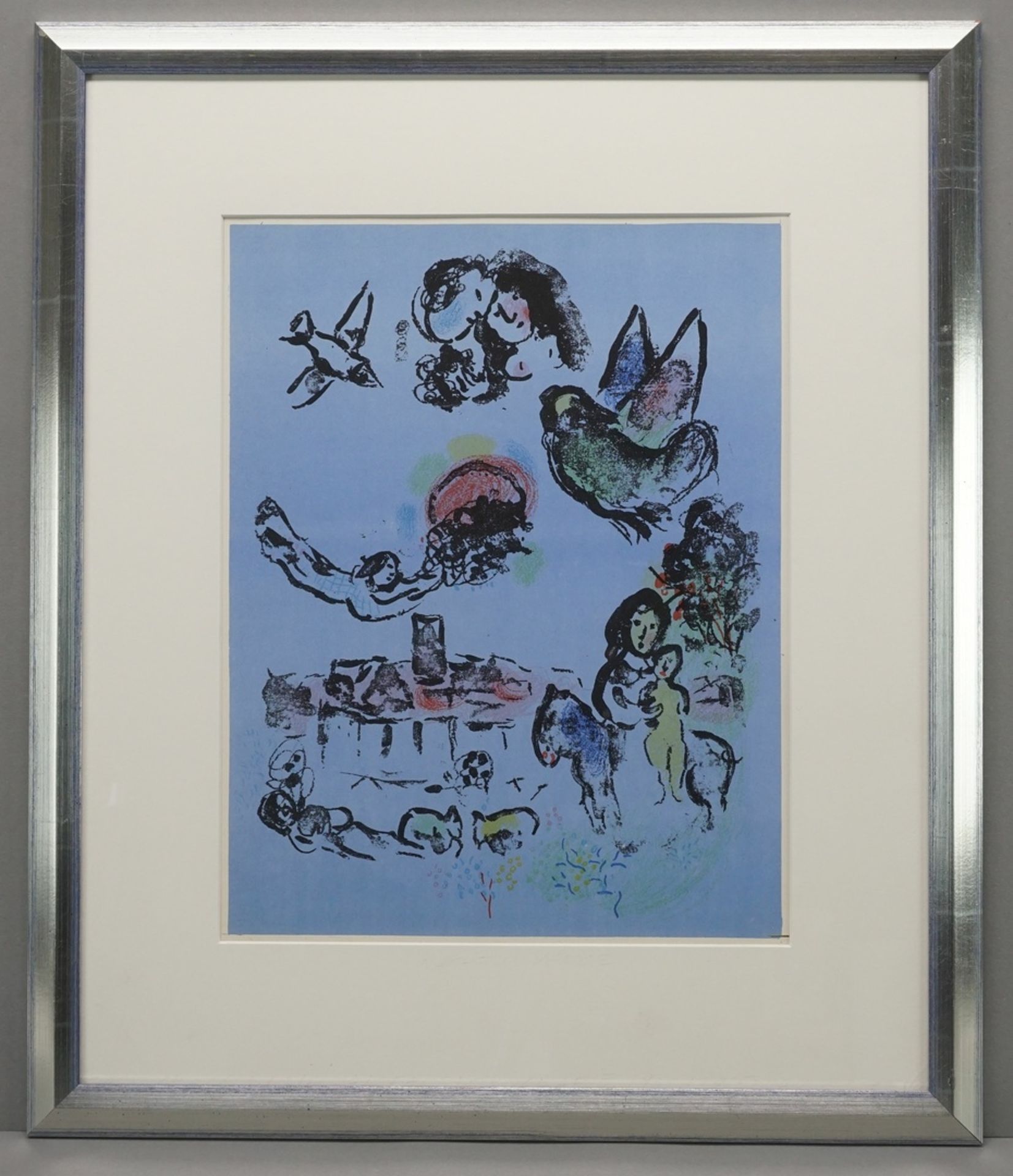 Marc Chagall, "Nocturne à Vence" (Nächtliches Vence) - Image 2 of 3
