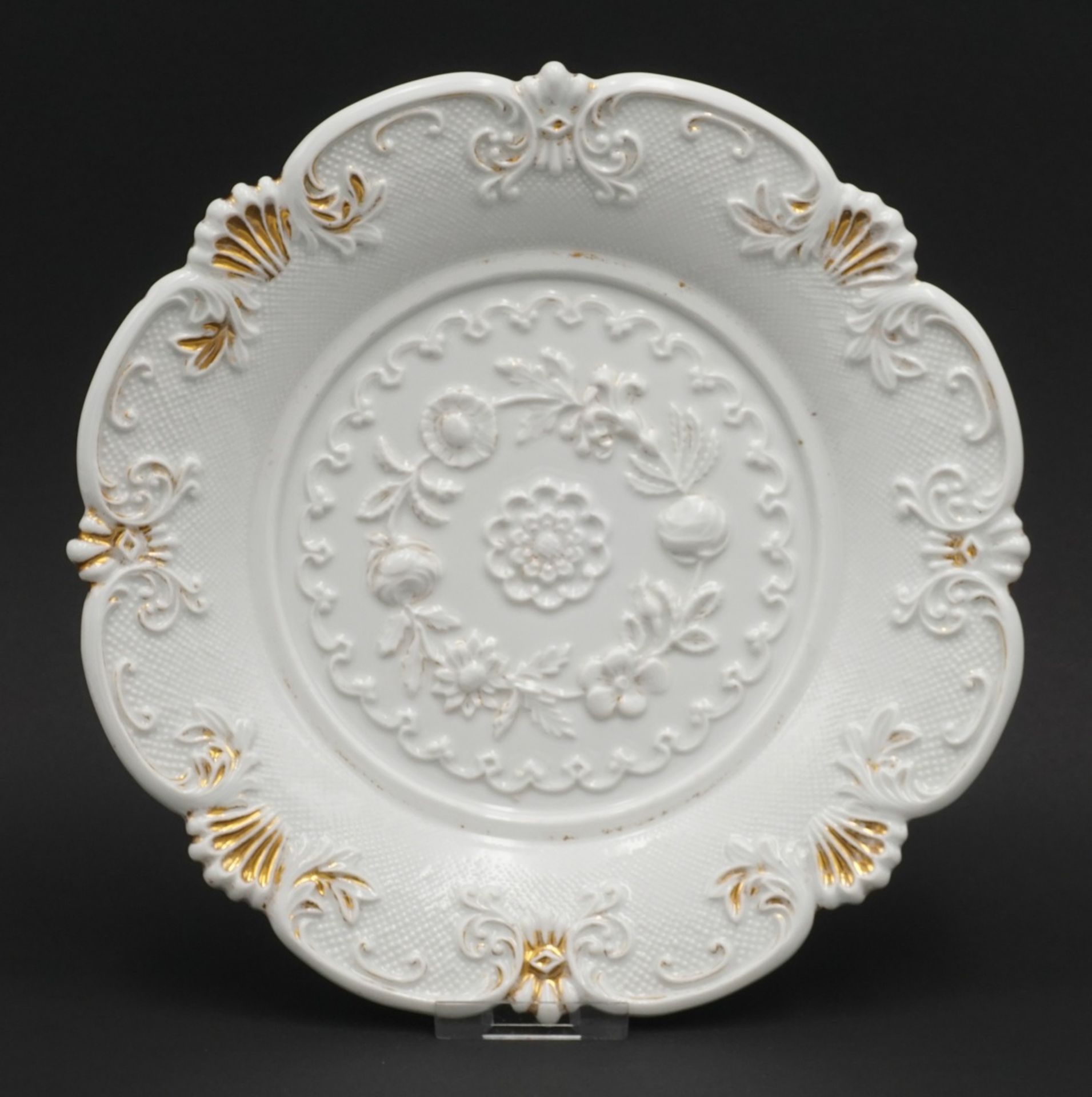 Meissen Prunkteller, um 1850