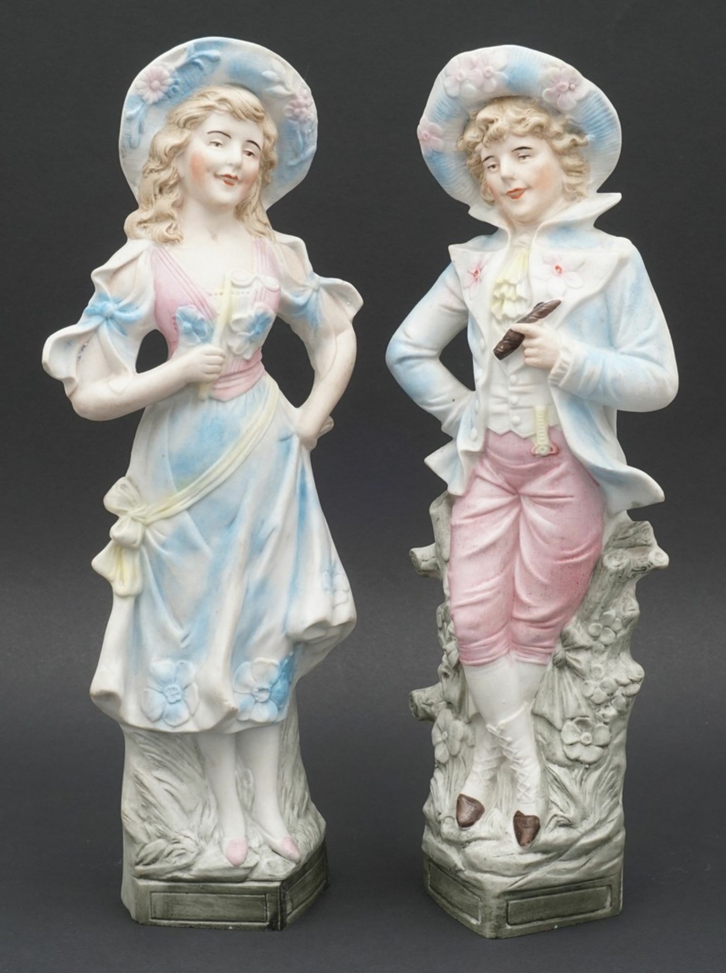 Fünf Vertiko-Figuren, um 1900 - Bild 4 aus 6