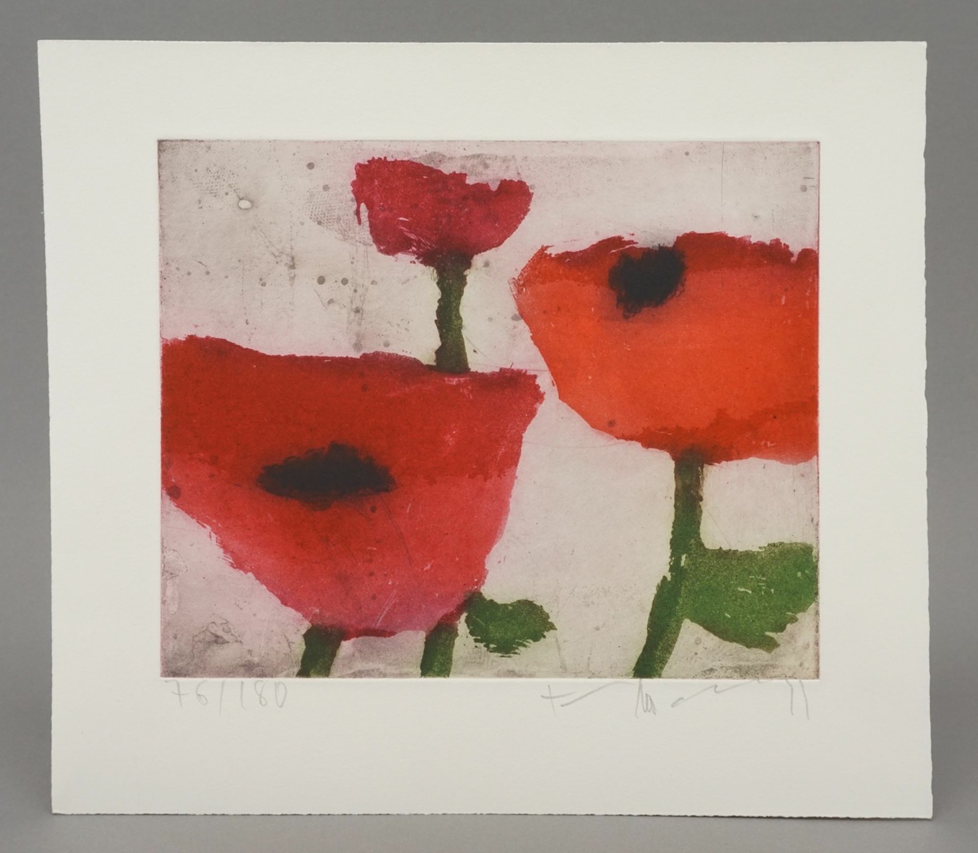 Klaus Fußmann, "Mohn" - Bild 2 aus 3