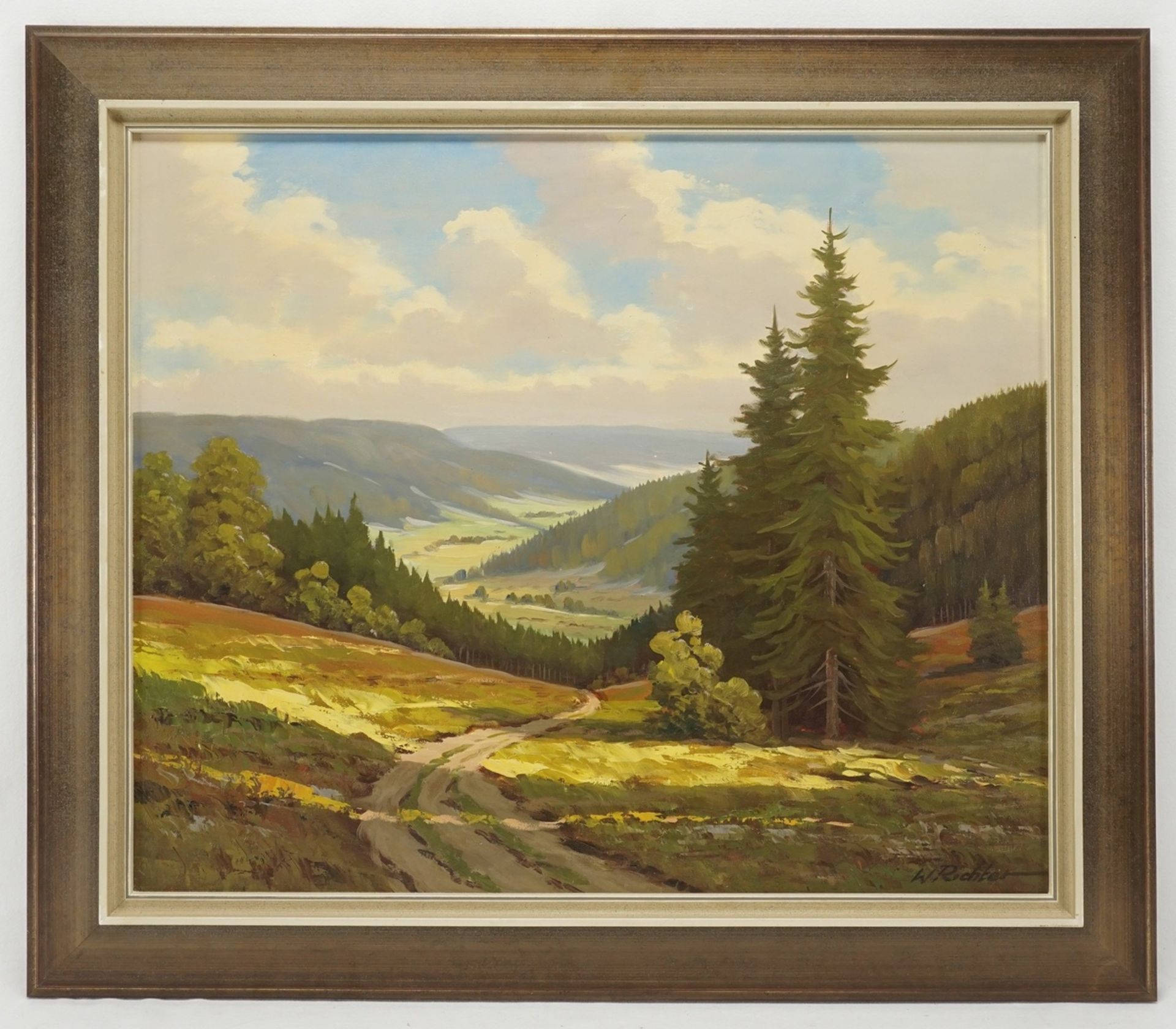 Walter Richter, Mittelgebirgslandschaft - Bild 2 aus 4