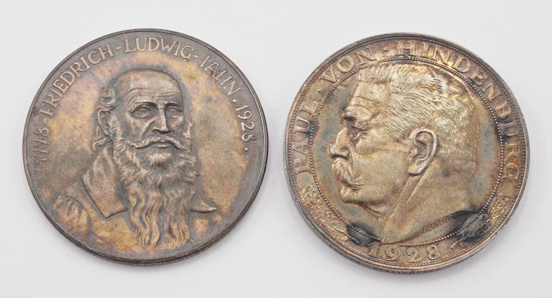 Zwei Gedenkmedaillen von 1928, Silber - Bild 2 aus 3
