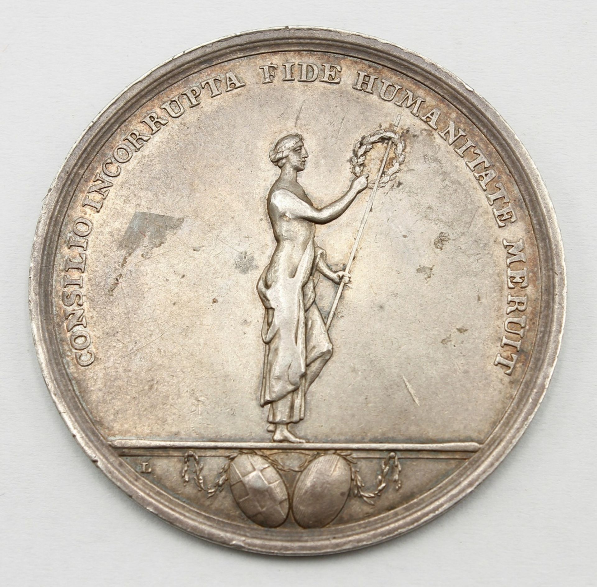Jubiläums Medaille Halberstadt, 1802, J. J. Albert Hecht - Bild 2 aus 2