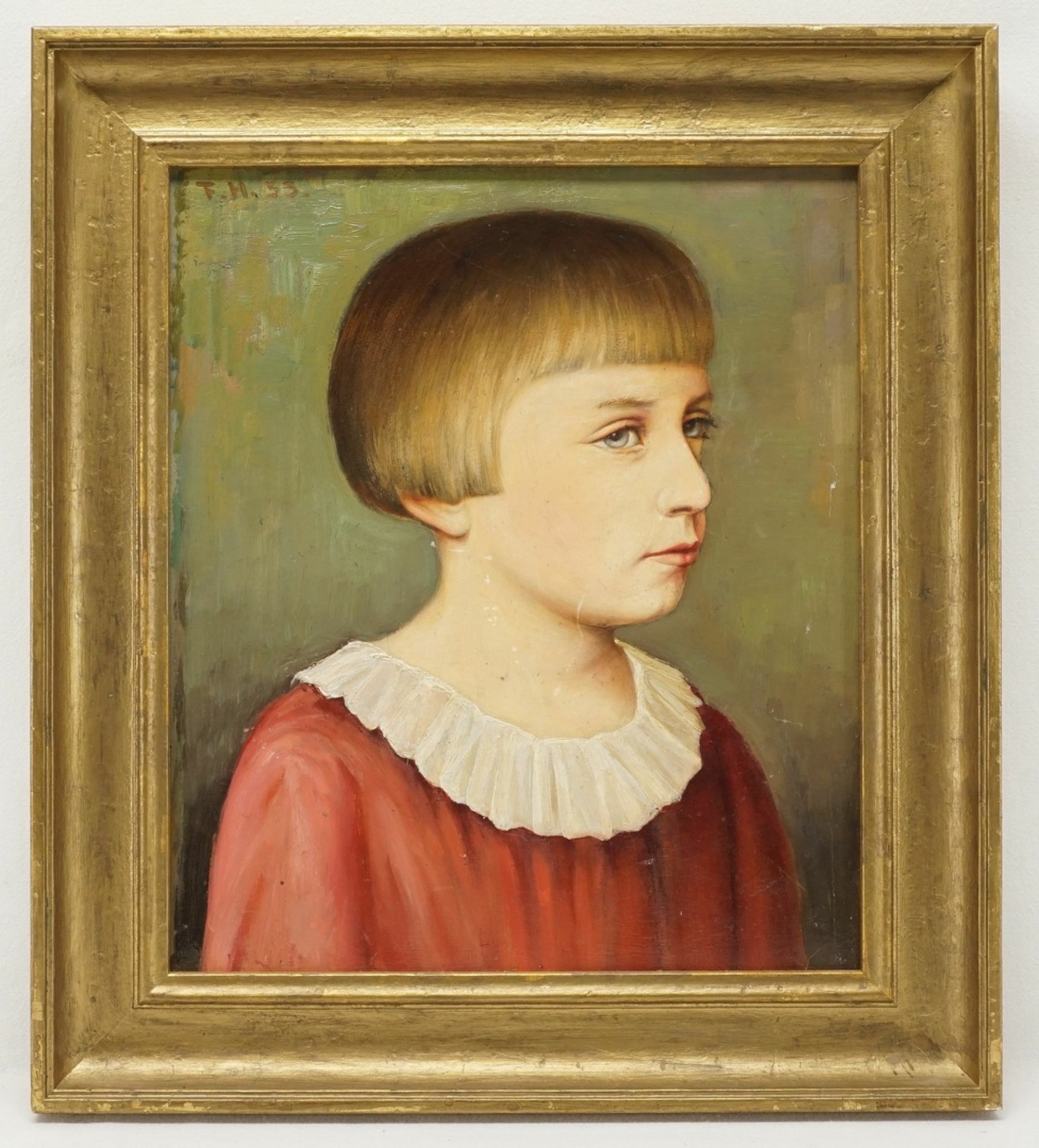 Bildnismaler FH, Portrait eines jungen Mädchens mit Pagenschnitt - Bild 2 aus 3