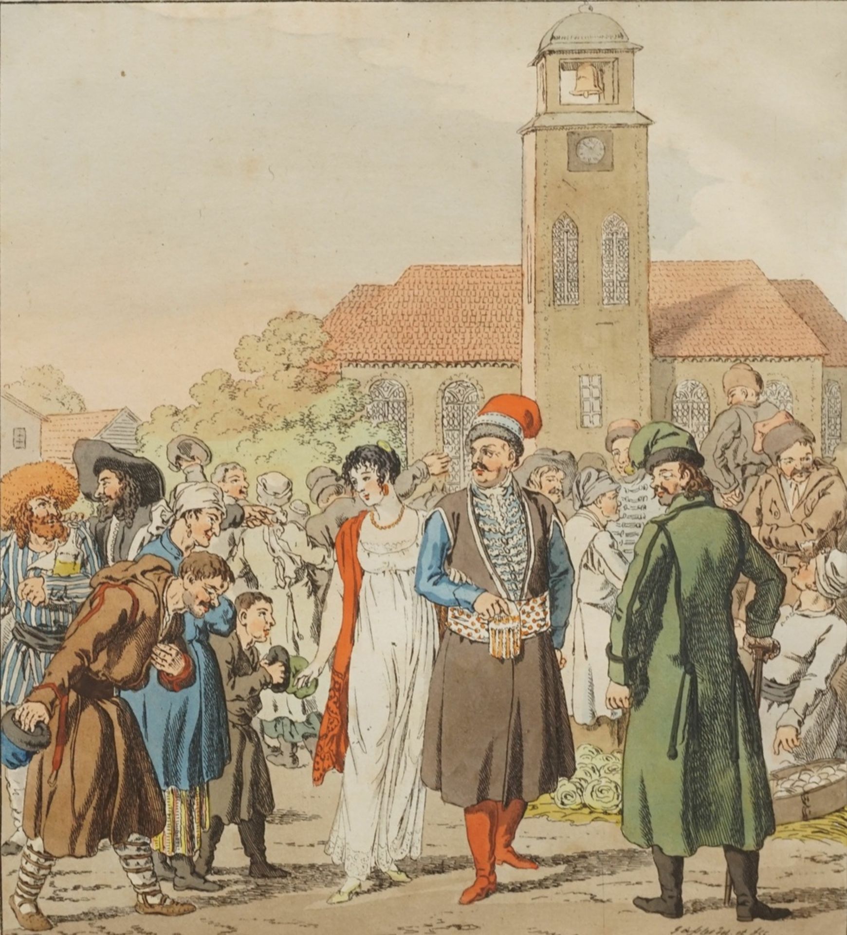 Christian Gottfried Heinrich Geißler, Die Herren auf dem Markt