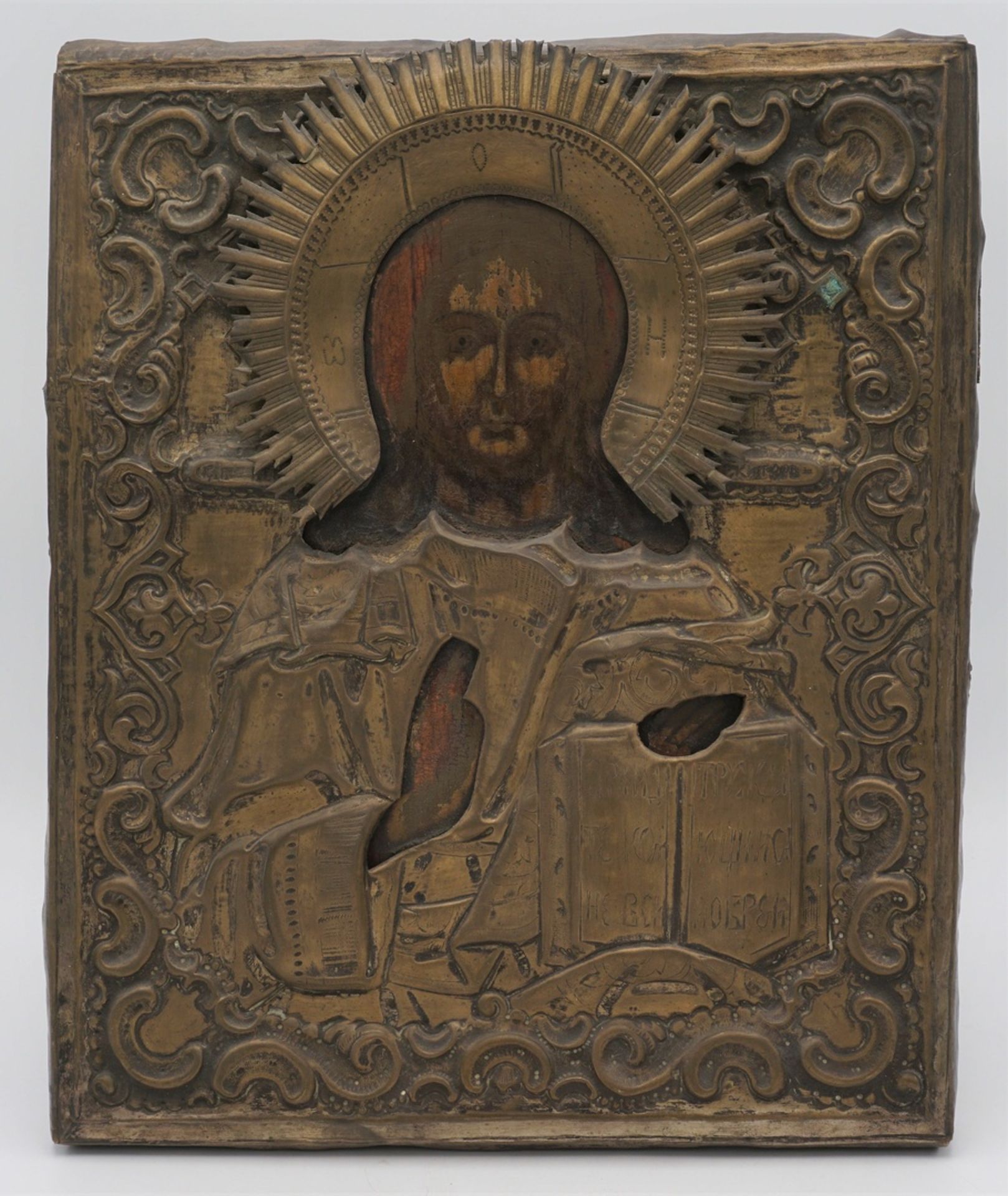 Christus Pantokrator / Weltenherrscher mit Riza, Russland