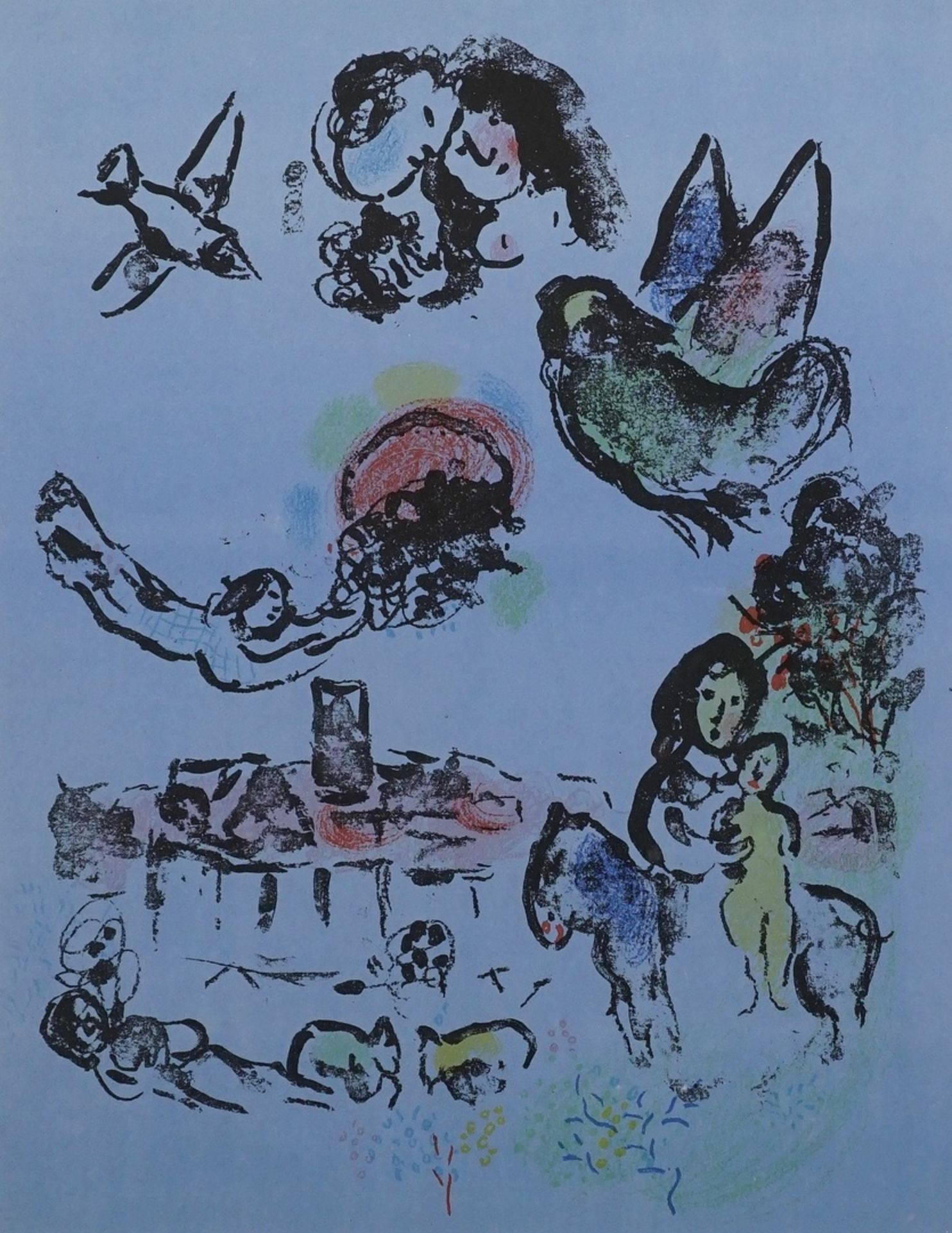 Marc Chagall, "Nocturne à Vence" (Nächtliches Vence)