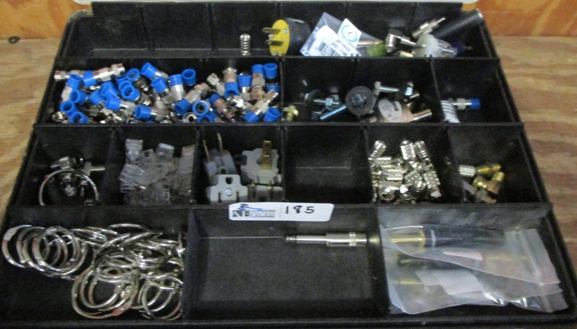 PARTS BIN WITH AUDIO CONNECTORS