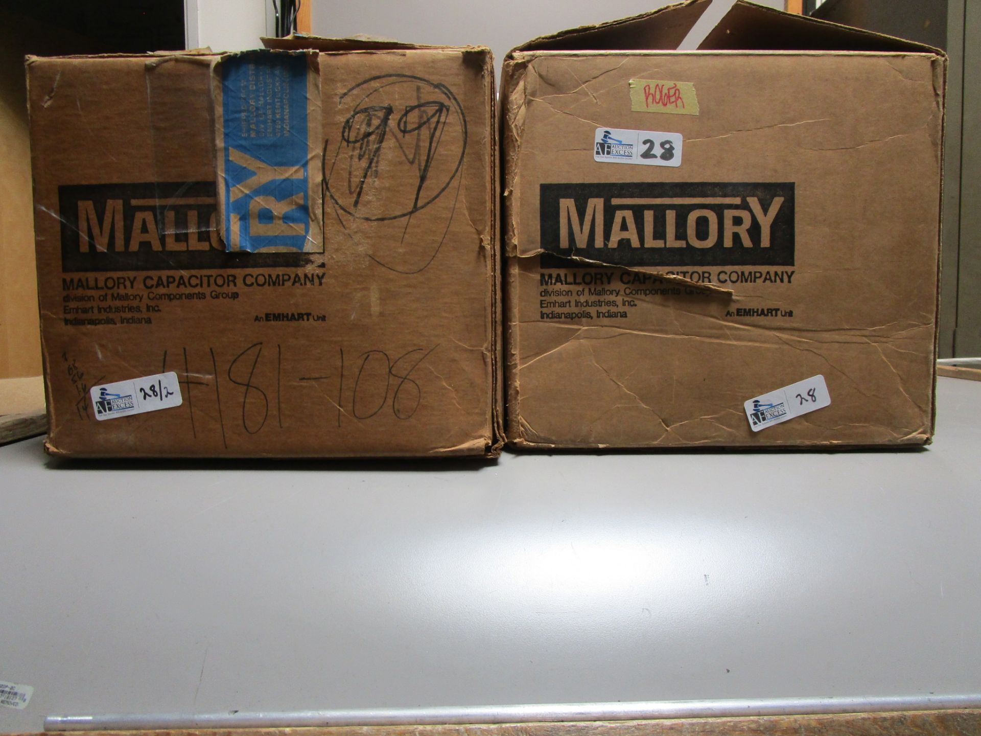 2 BOXES MALLORY CAPACITORS NOS - Image 2 of 2