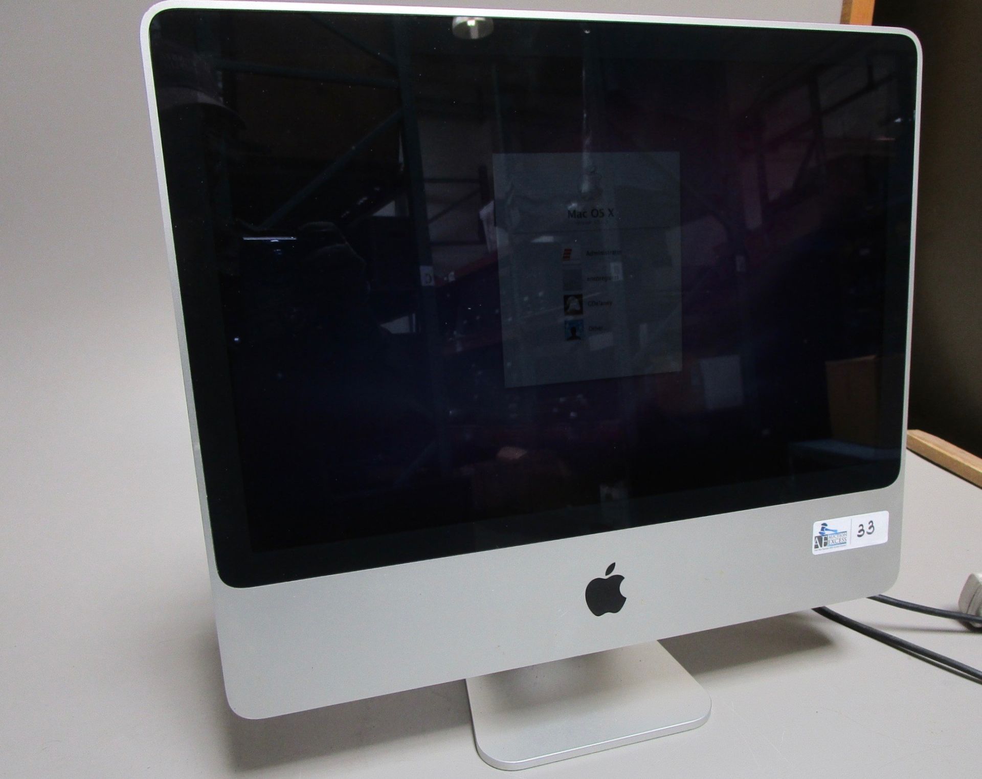 IMAC SERIAL# W88108SQX85 MODEL A1224