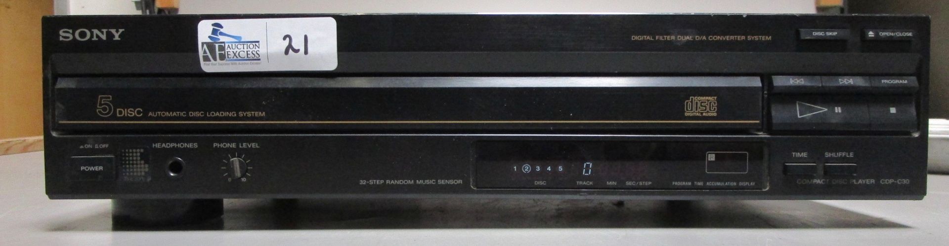 SONY CDP-C30 COMPACT DISC PLAYER