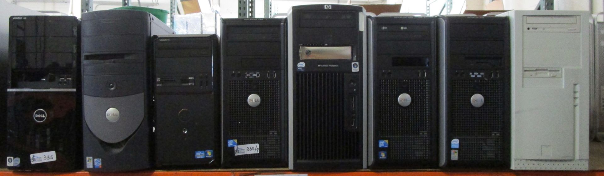 LOT OF 8 COMPUTERS