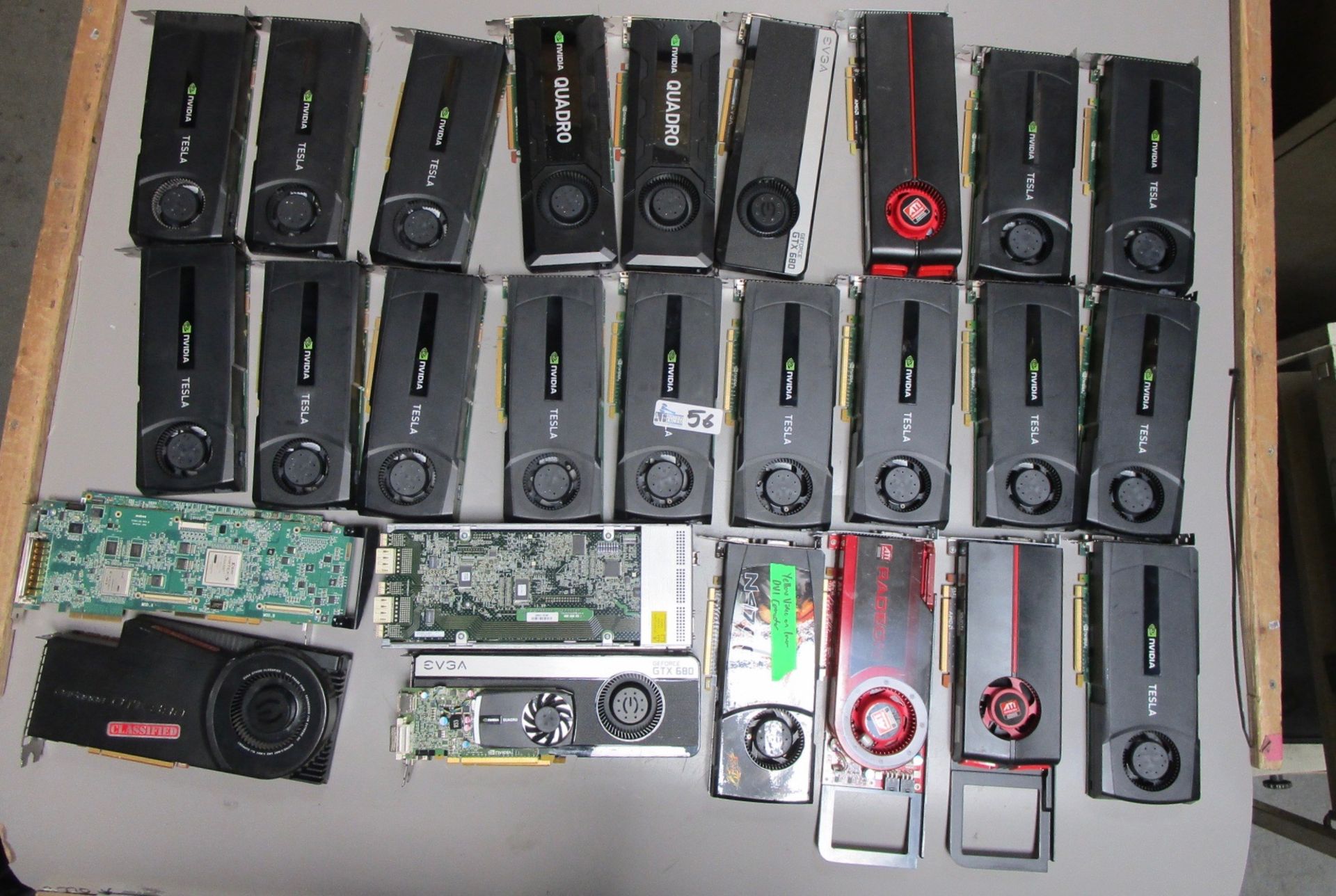 BOX NVIDIA TESLA GRAPHICS CARDS