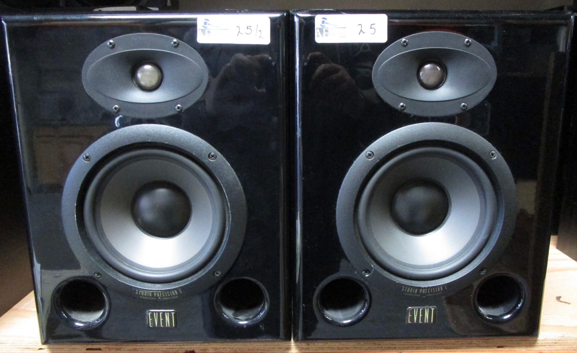 LOT OF 2 EVENT STUDIO PRECISION 6 BIAMP DIRECT FIELD MONITORS