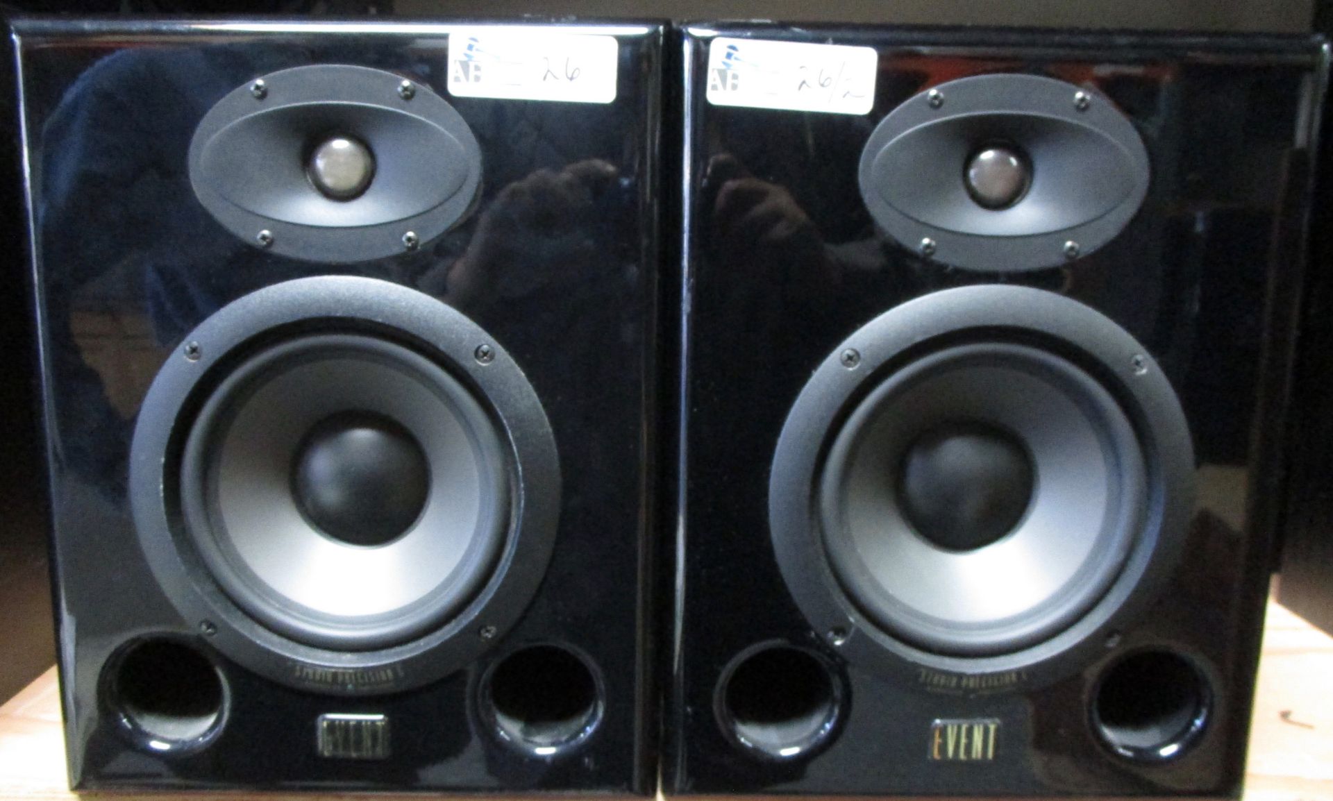 LOT OF 2 EVENT STUDIO PRECISION 6 BIAMP DIRECT FIELD MONITORS