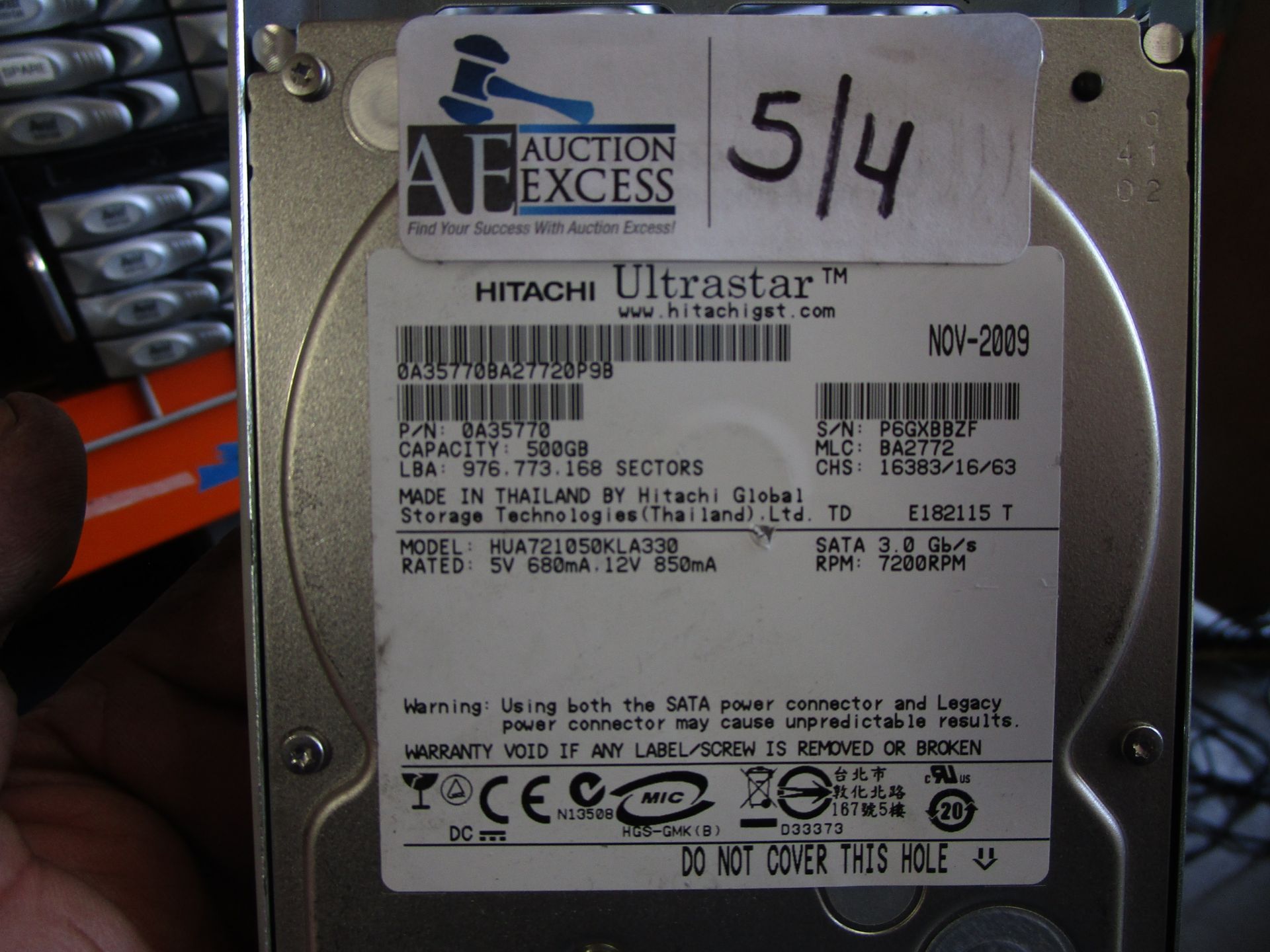 LOT OF 4 AVID MEDIA RAIDS WITH DRIVES - Image 5 of 5