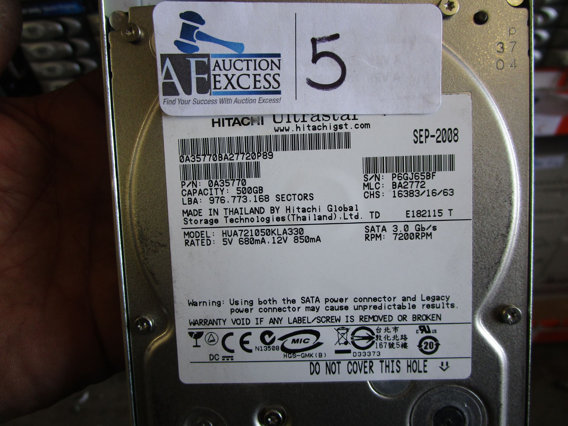 LOT OF 4 AVID MEDIA RAIDS WITH DRIVES - Image 3 of 5