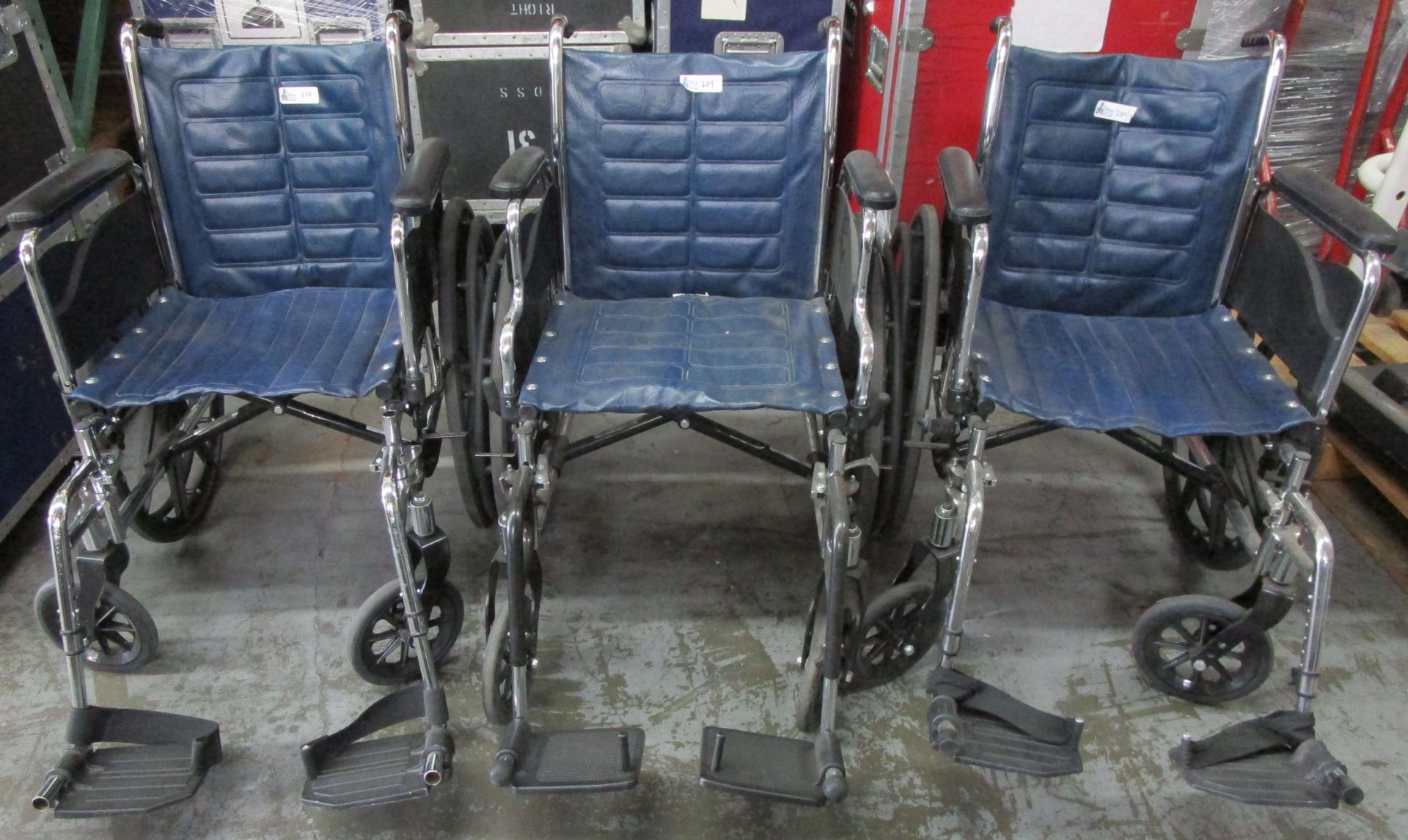 LOT OF 3 WHEELCHAIRS