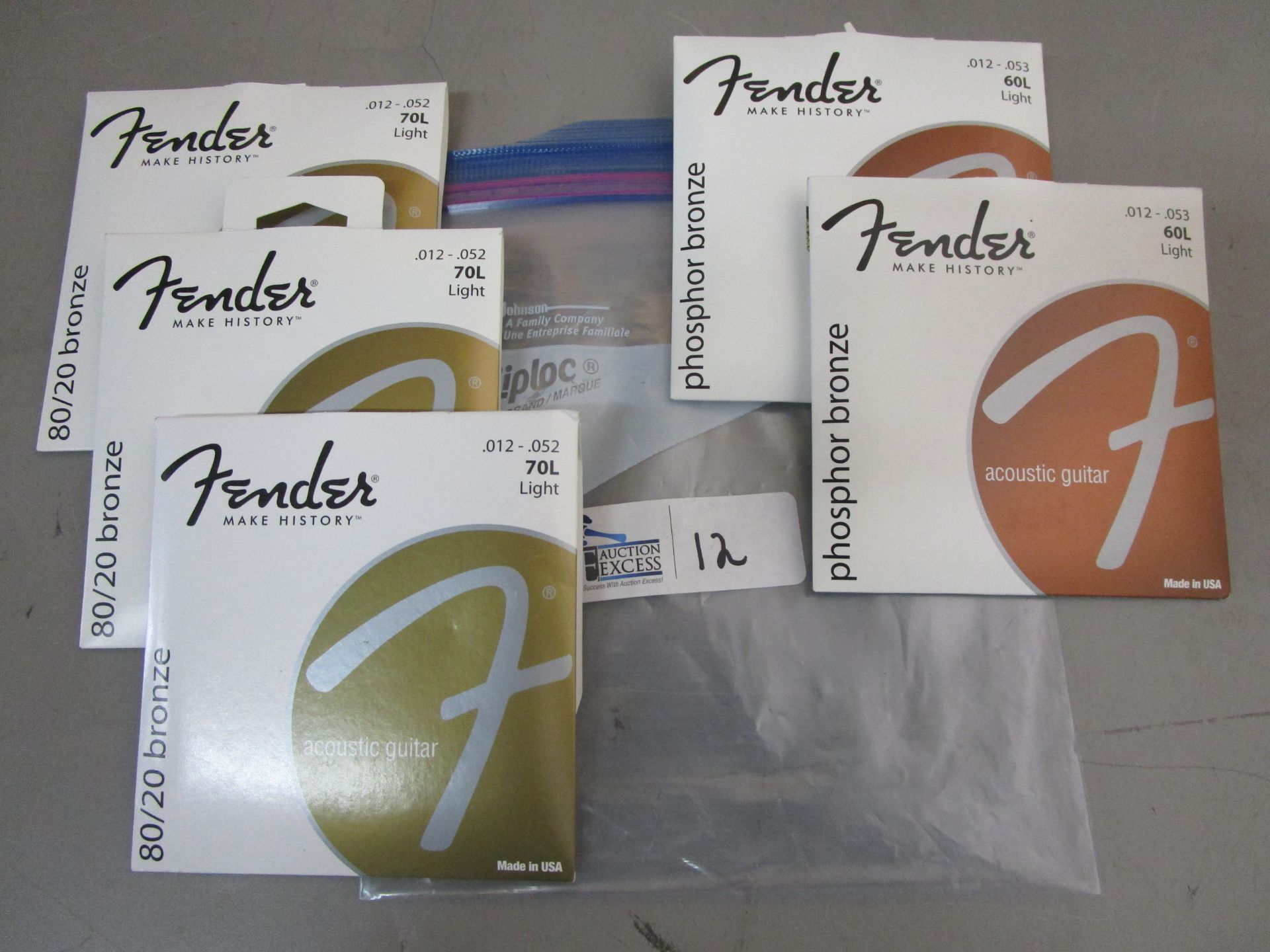 LOT FENDER GUITAR STRING SETS NOS