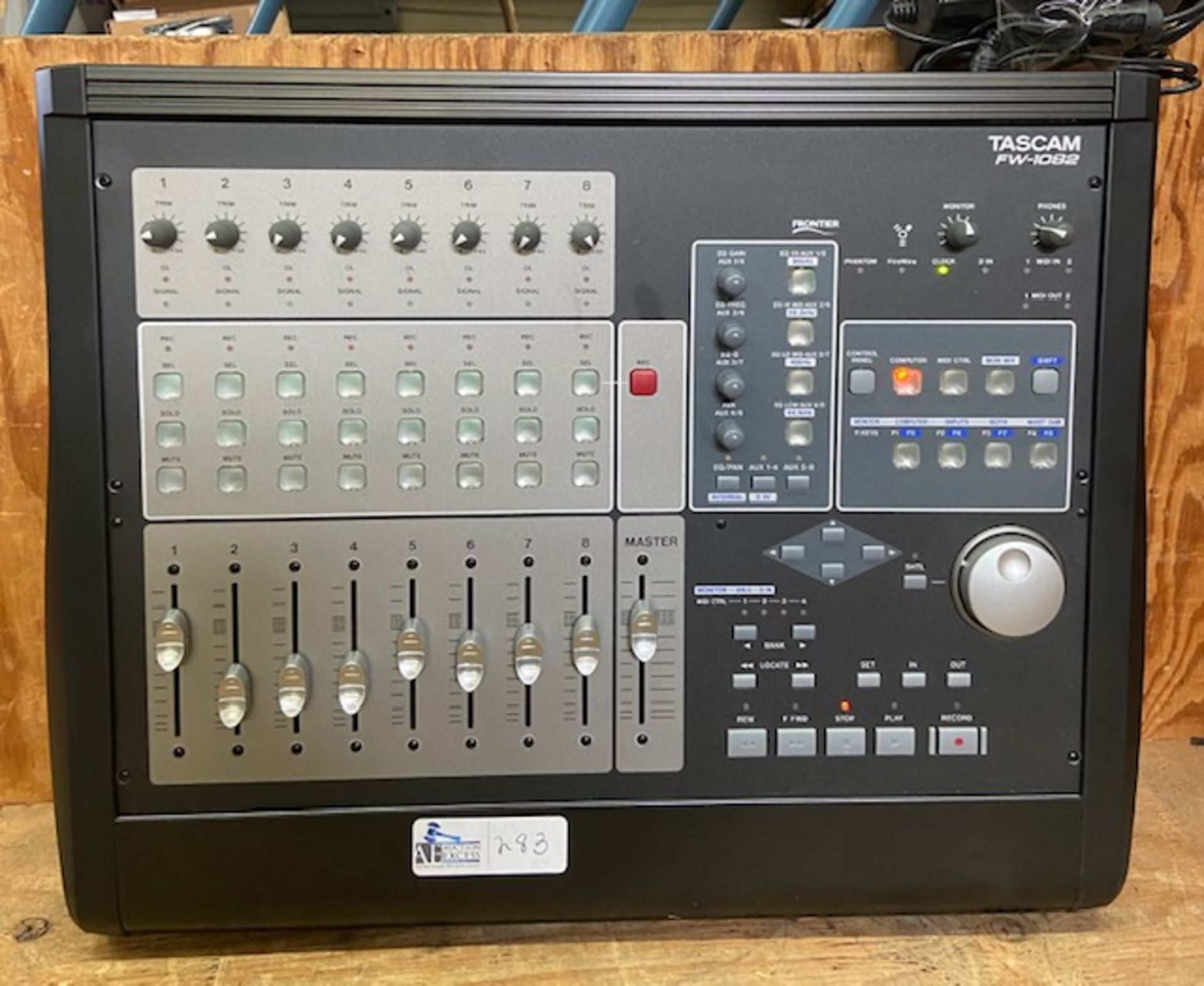 TASCAM FW-1082 DUAL CONTROL SURFACE IN ORIGINAL BOX NO PS