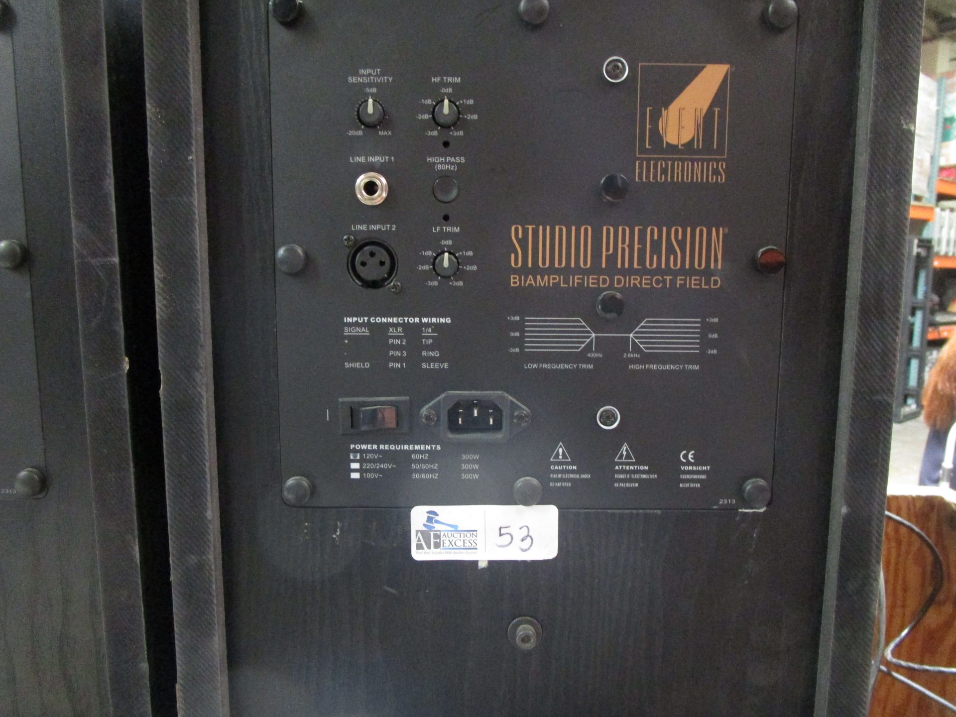 LOT OF 4 EVENT STUDIO PRECISION 8 POWERED SPEAKERS - Image 3 of 3