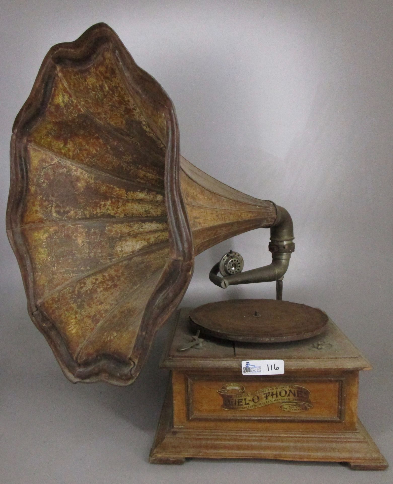 VIEL-O-PHONE TALKING MACHINE AND INDIAN RECORD CO - Image 2 of 5