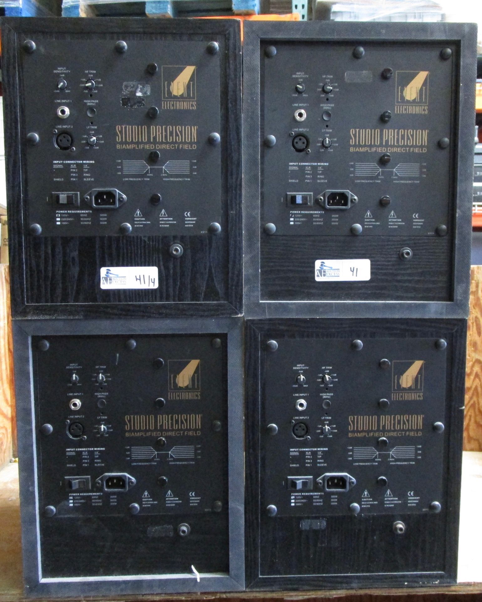 LOT OF 4 EVENT STUDIO PRECISION 6 POWERED SPEAKERS - Image 2 of 2