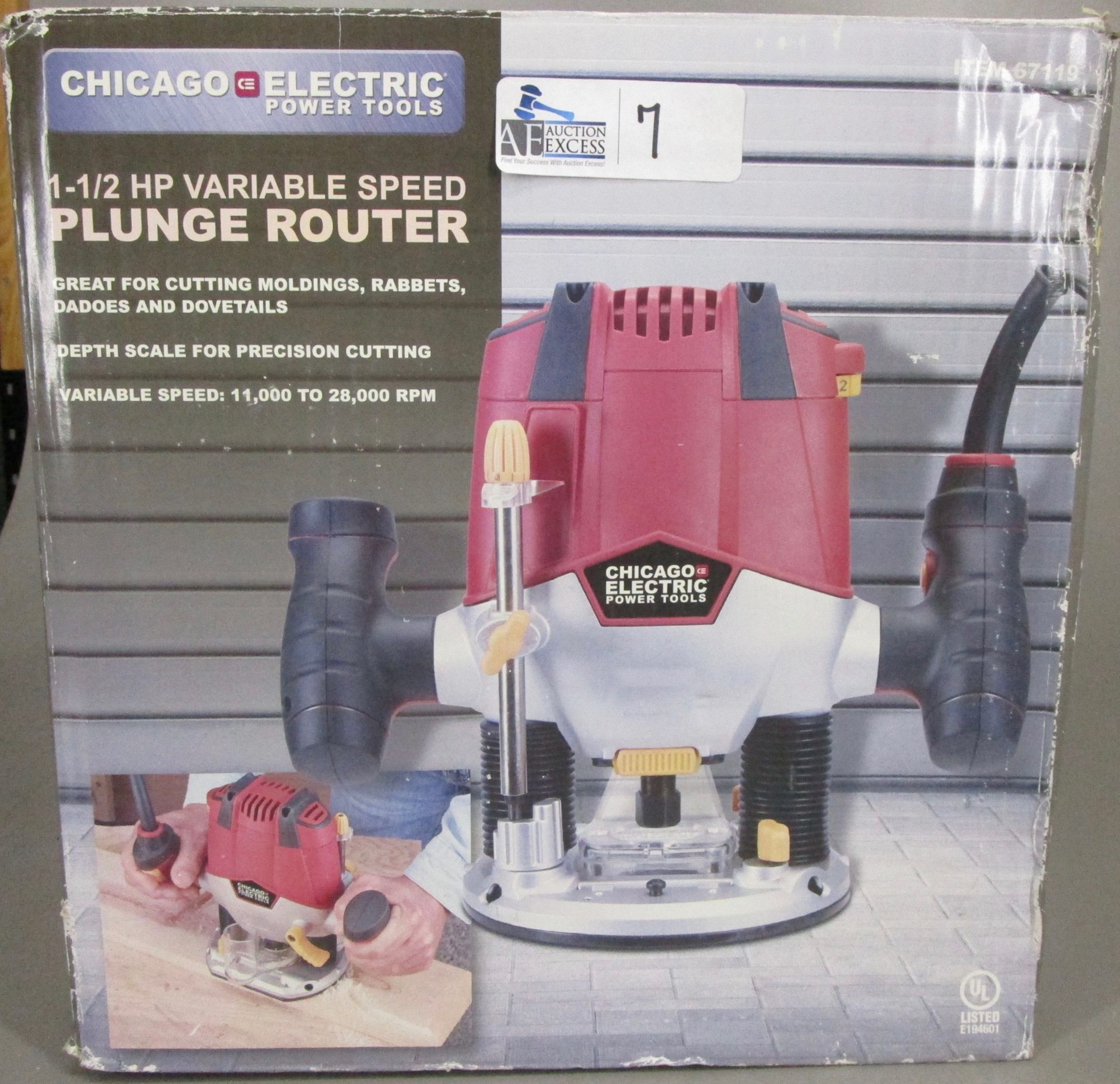 CHICAGO ELECTRIC PLUNGE ROUTER