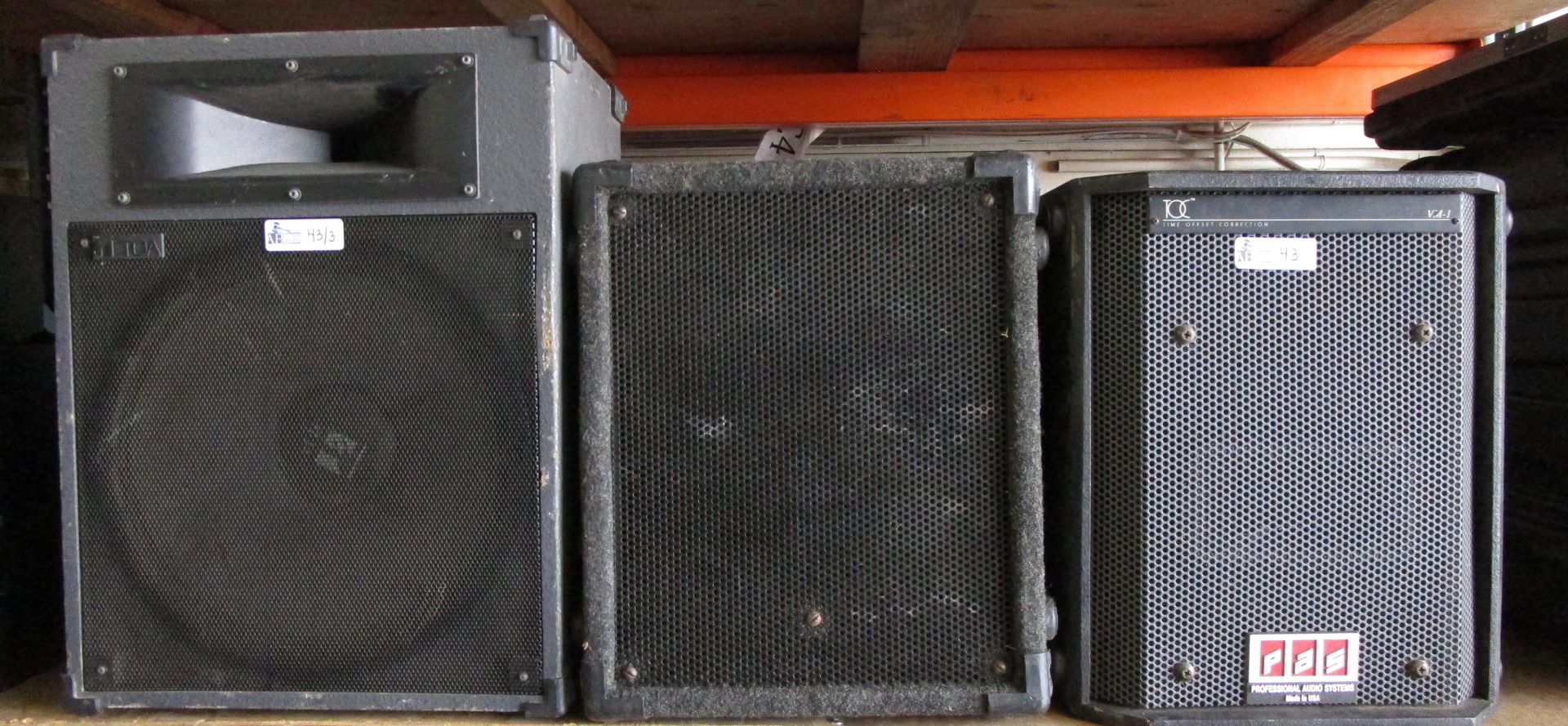 LOT OF 3 SPEAKERS