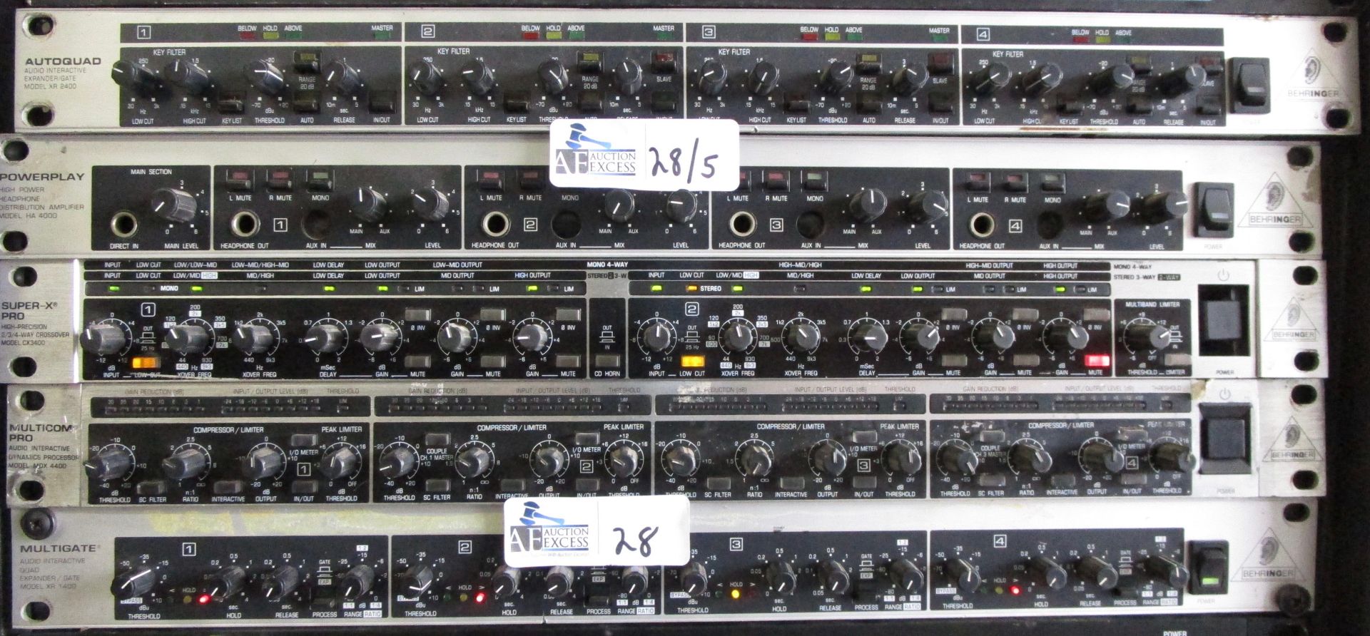 LOT OF 5 BEHRINGER