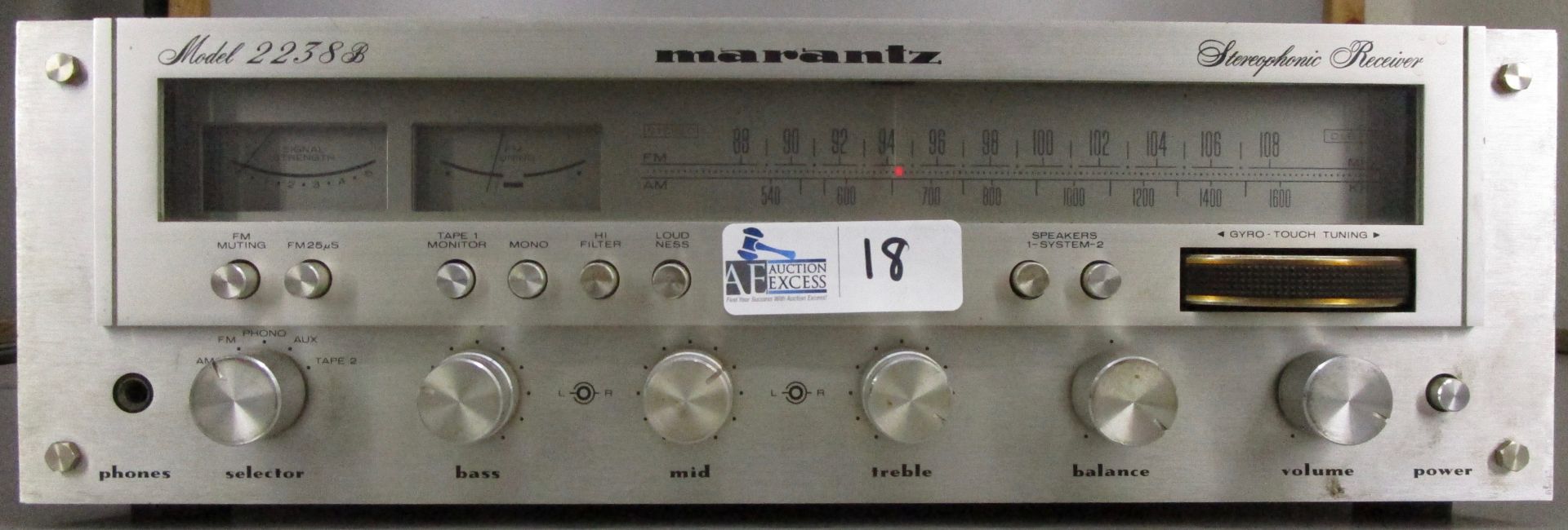 VINTAGE MARANTZ 2238B RECEIVER