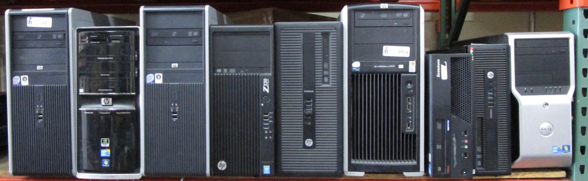 LOT OF 9 COMPUTERS