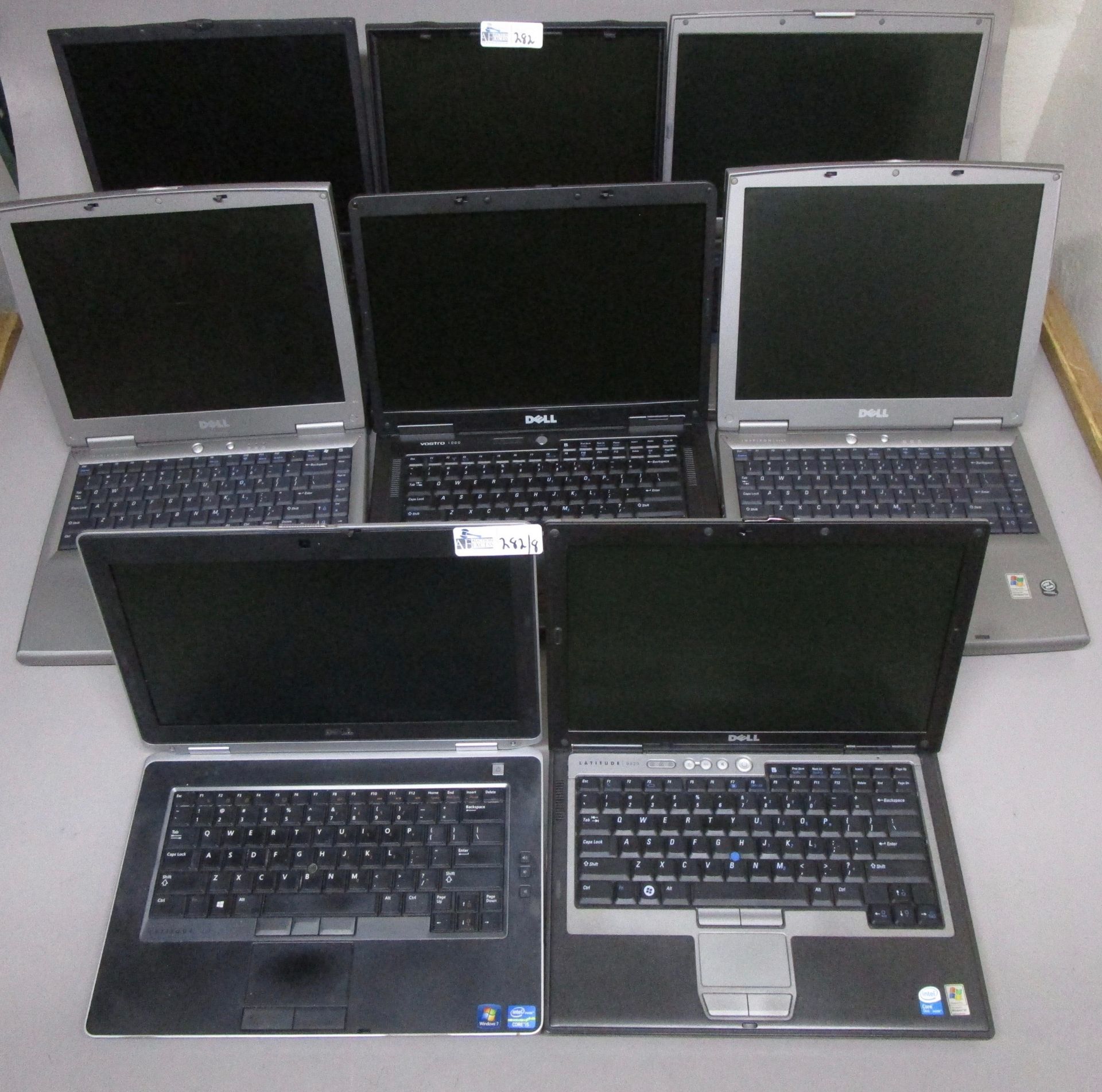 LOT OF 8 LAPTOPS PARTS AND REPAIR
