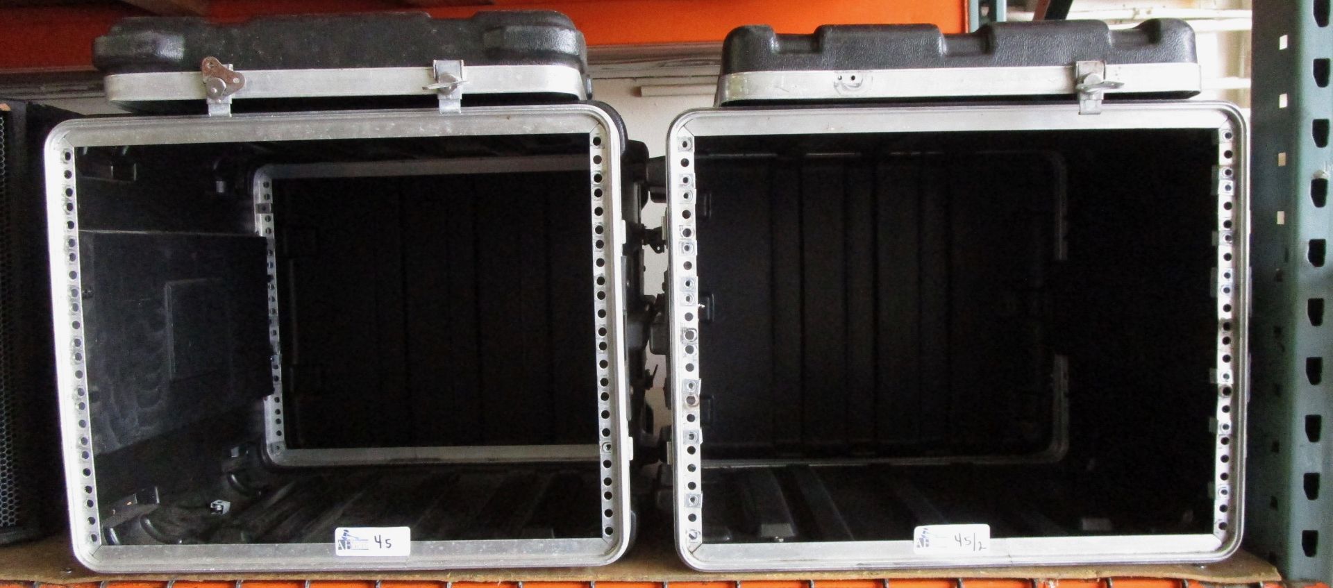 LOT OF 2 RACK MOUNT ROAD CASES