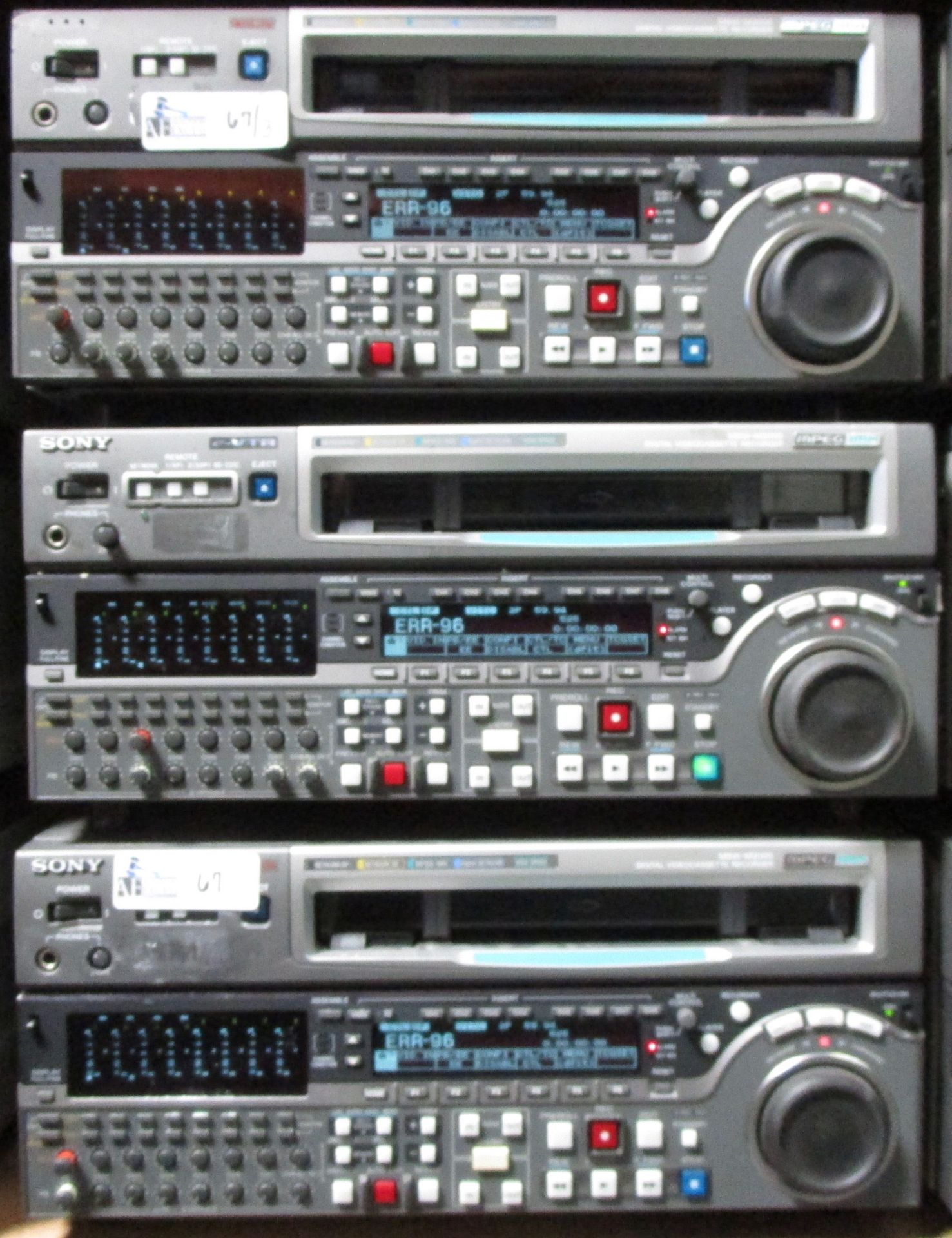 LOT OF 3 SONY MSW-M2000