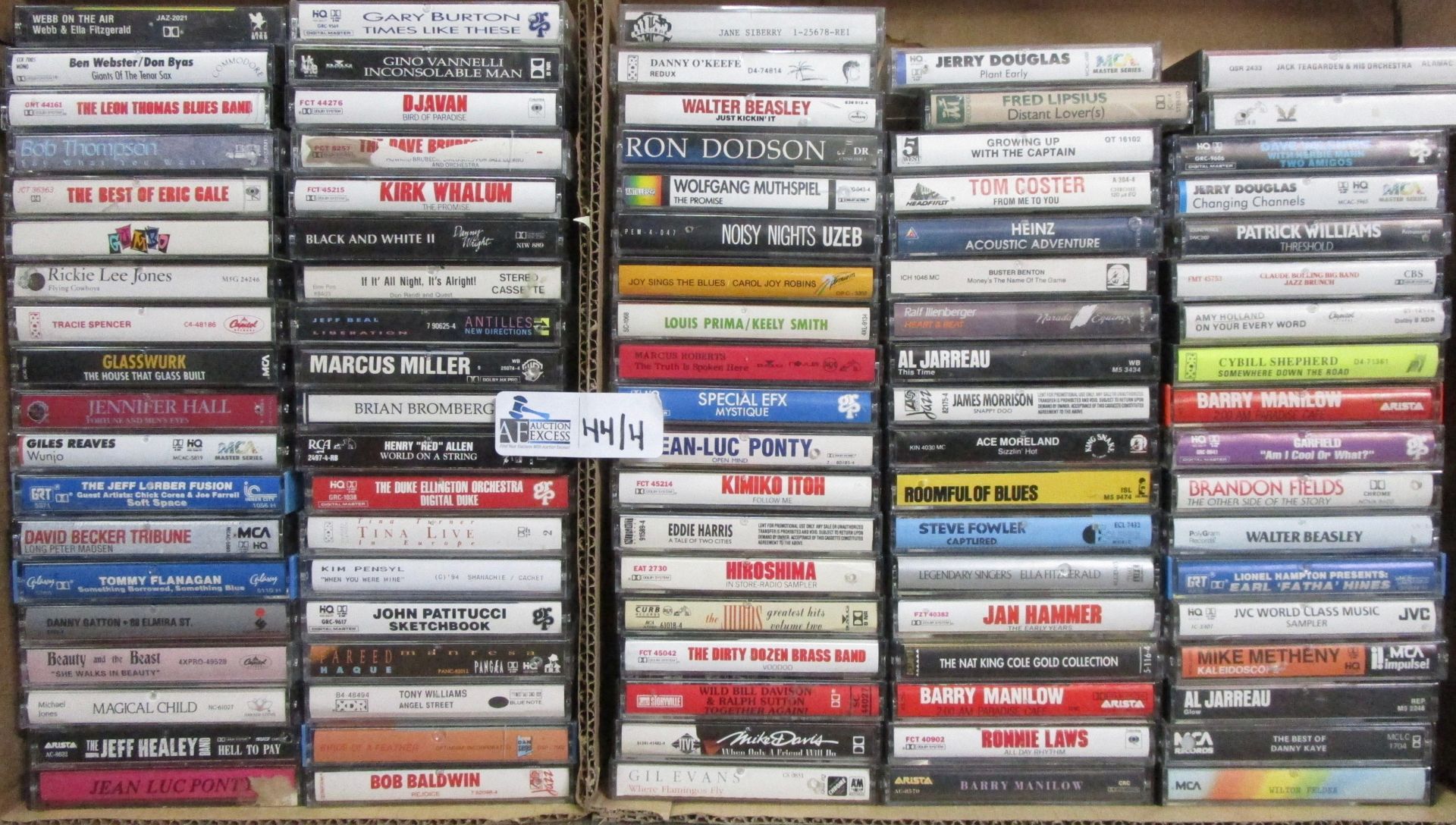 4 BOXES CASSETTE TAPES