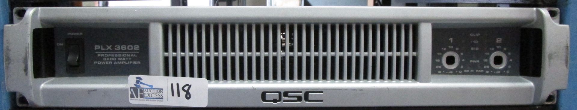 QSC PLX-3602 VOLUME CONTROL KNOBS MISSING