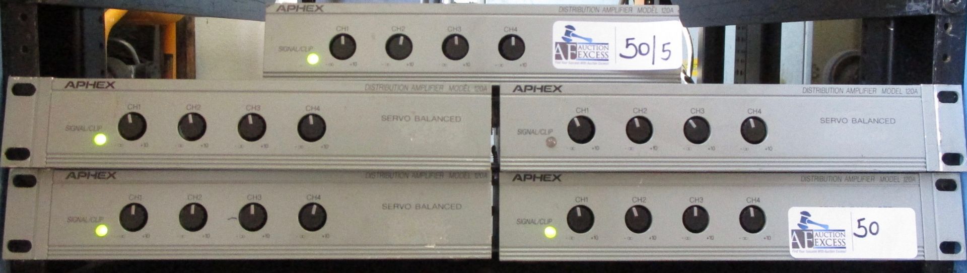 LOT OF 5 APHEX 120A AUDIO INTERFACE
