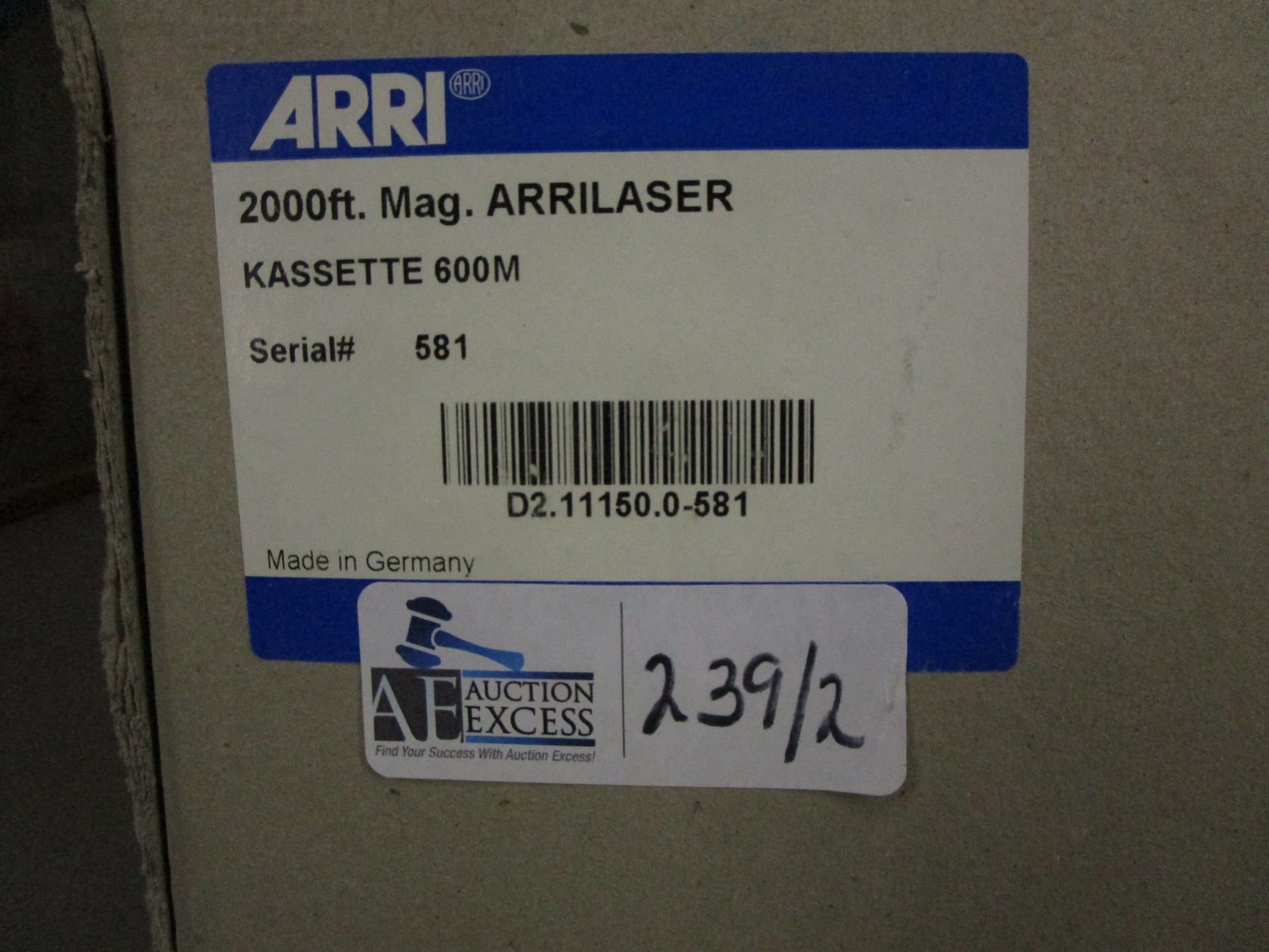 LOT OF 2 ARRI ARRILASER 2000' MAGAZINE - Image 2 of 7