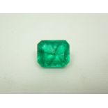 Loose Emerald Cut 8.87ct Emerald