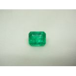 Loose Emerald Cut 9.42ct Emerald