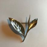 Vintage silver brooch