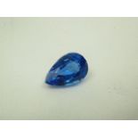 Loose Pear Cut 9.42ct Sapphire