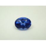 Loose Oval Cut 9.42ct Tanzanite