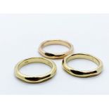 18ct gold Links of London rings set