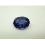 Loose Oval Cut 9.97ct Tanzanite