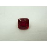 Loose Cushion Cut 9.97ct Ruby