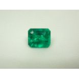 Loose Emerald Cut 9.52ct Emerald